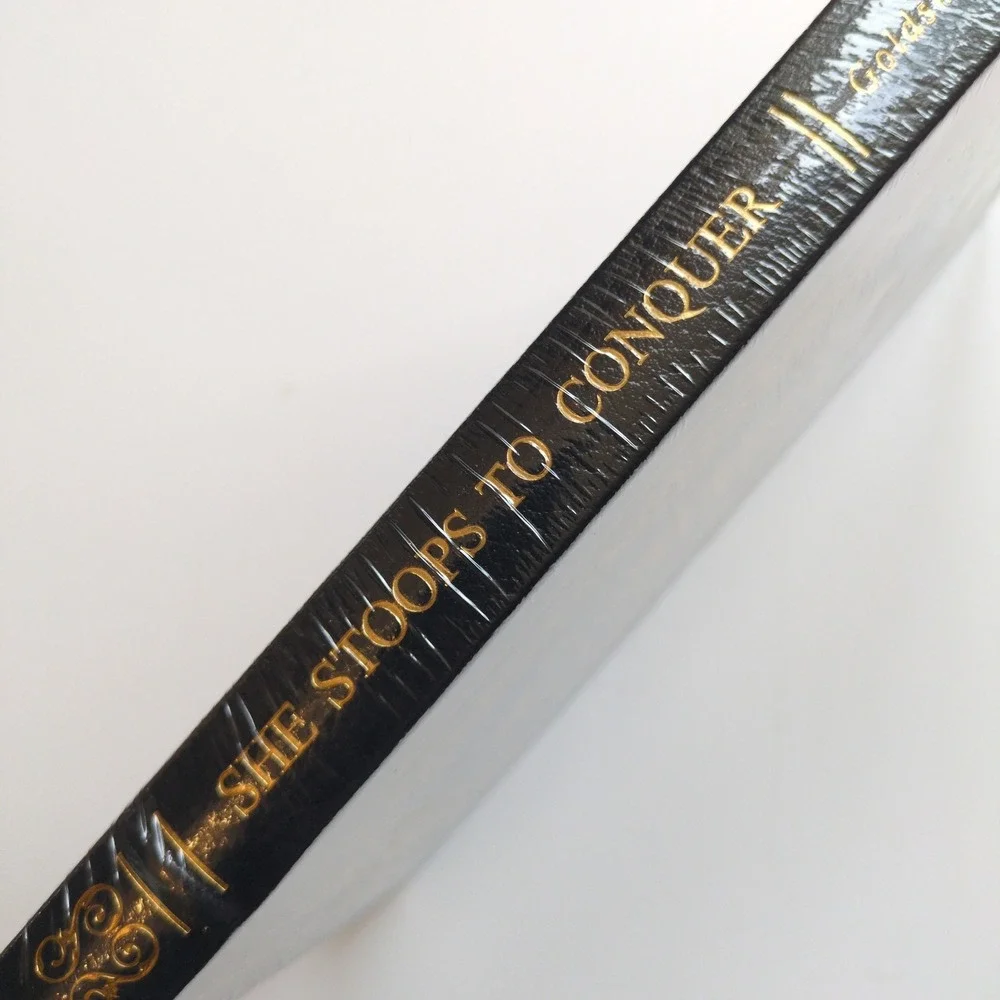 New SEALED She Stoops to Conquer by‎ Goldsmith Easton Press Leather 100 Greatest